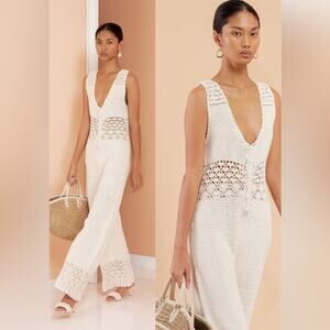 Magali Pascal Ingrid Crocheted Jumpsuit